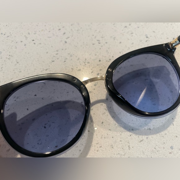 Dolce & Gabbana Sunglasses- Navy Blue & Gold - Picture 8 of 11